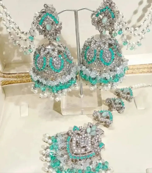 Very pretty Hotselling noratan jhumka tika